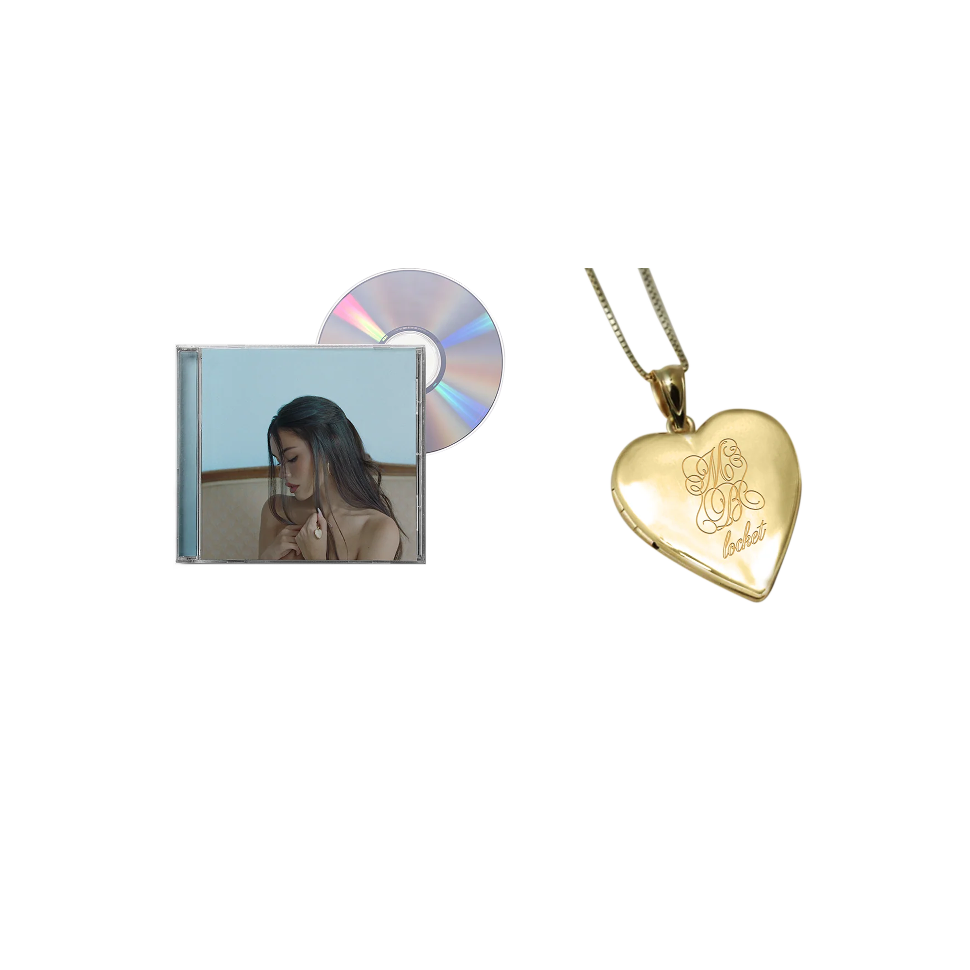 limited edition locket necklace and cd